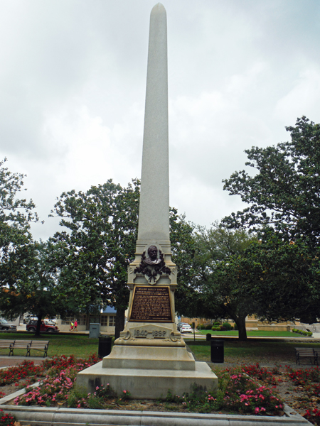 An obelisk dedicated to William Dudley Chipley